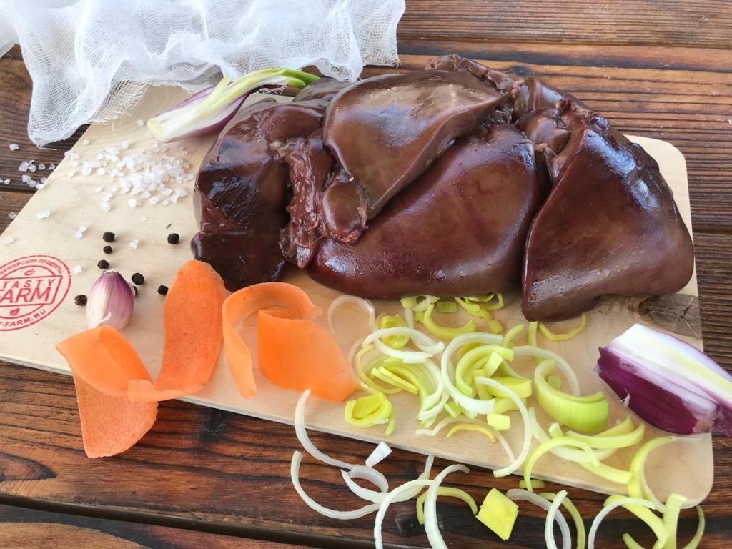 Pileća ili ćureća džigerica (težina pakovanja 500 g, cena po kg 650 rubalja)